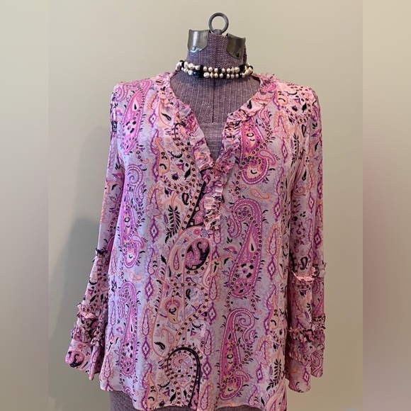 Kobi Halperin Tops - Kobi Halperin Silk Print